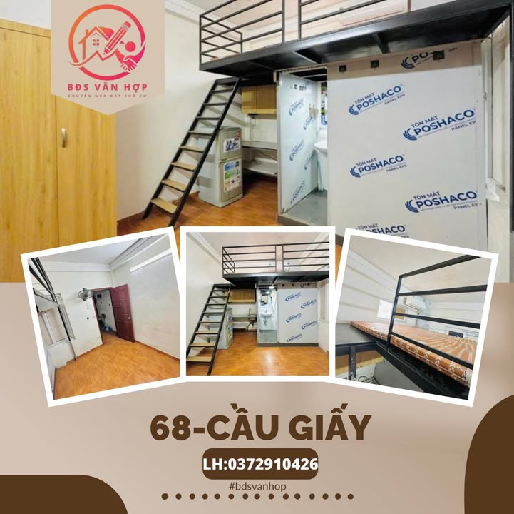 Phòng trọ cho thuê tại 68 Cầu Giấy, 30m² giá 3.6 triệu - Sẵn sàng vào ở ngay!