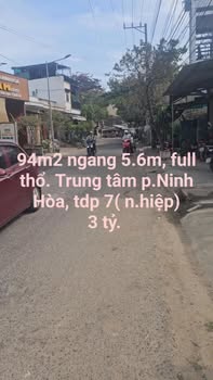 Bán lô đất mặt tiền Trần Quốc Tuấn, Ninh Hòa 94m² chỉ 3 tỷ - Đầu tư sinh lời ngay!