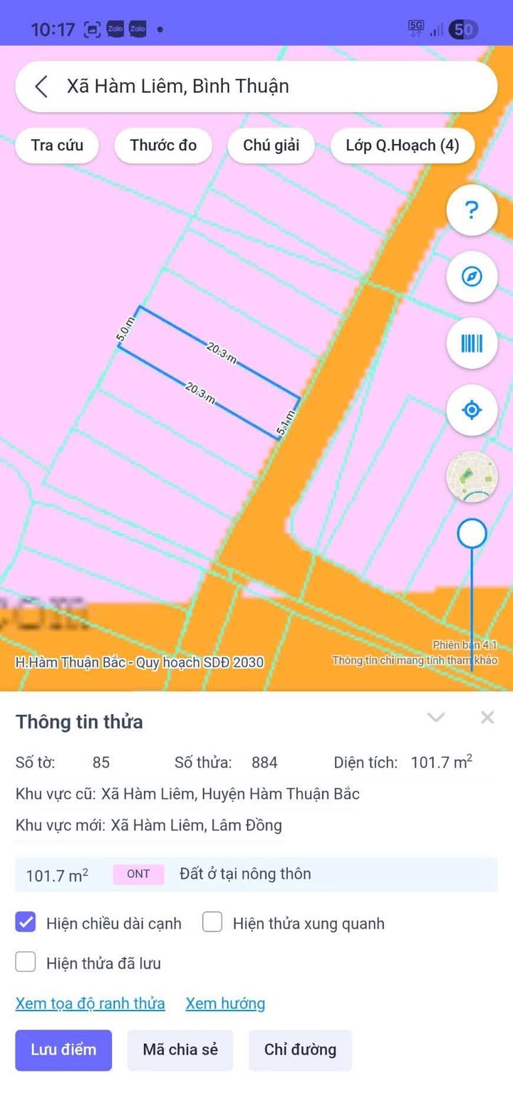 Đất nền Khu dân cư Suối Cát Phan Thiết 102m² giá 780 triệu - Sổ đỏ chính chủ!