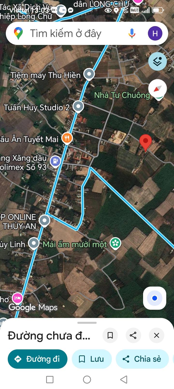 Đất nền Ấp Long Hòa, Xã Long Chữ, 70m² giá 580 triệu - Cơ hội đầu tư tuyệt vời!