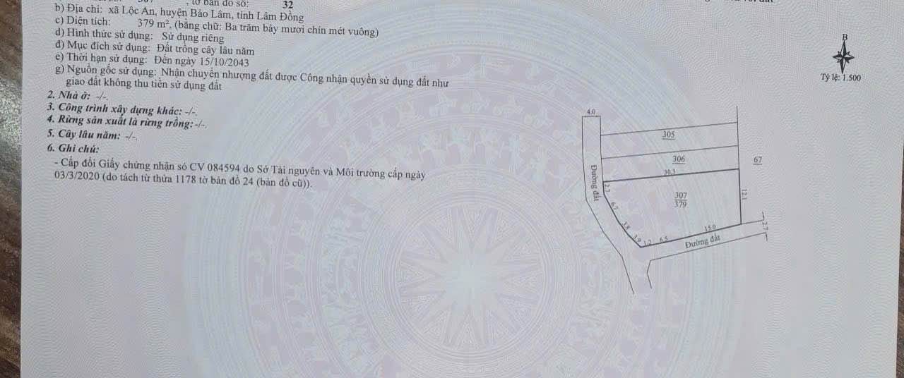 Đất nền Lộc An Bảo Lâm 450m² giá 1.3 tỷ - Đầu tư sinh lời ngay!