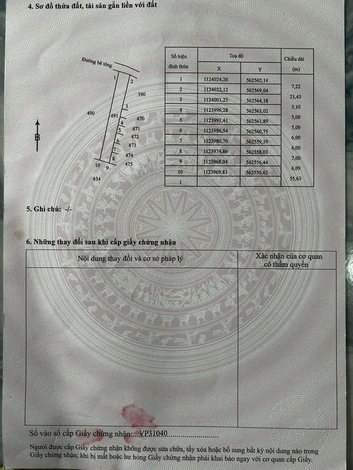 Đất thổ cư 368,8m² tại Tân An Hội, Vĩnh Long - Giá chỉ 490 triệu!
