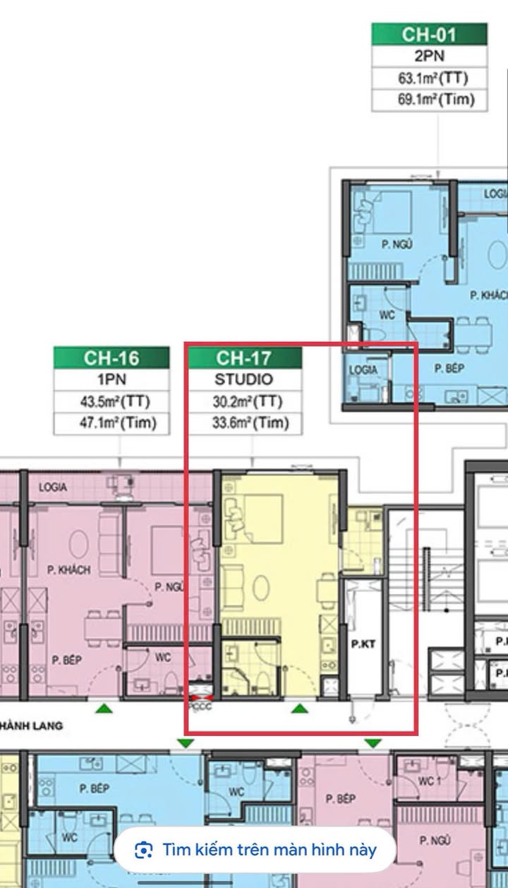 Căn hộ studio Vinhomes Ocean Park Gia Lâm 30m² giá 2.3 tỷ - View siêu đẹp, hướng mát!