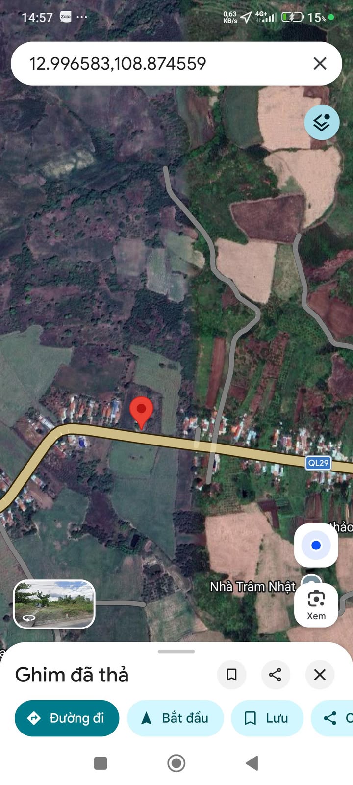 Đất mặt đường Quốc lộ 29, Thị trấn Hai Riêng, 518m² - Cơ hội đầu tư tuyệt vời!