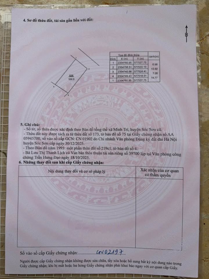 Đất thổ cư 100m² tại Kim Anh, Sóc Sơn - Giá chỉ 2.35 tỷ!