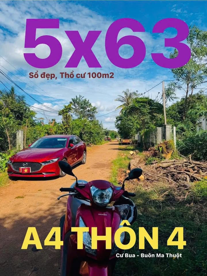 Đất thổ cư 315m² tại Thôn 4, Xã Cư ÊBur, chỉ 1.75 tỷ - Cơ hội đầu tư hấp dẫn!