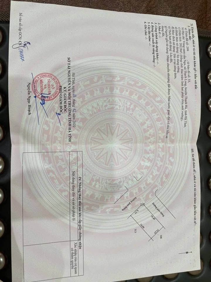 Đất quy hoạch 210m² tại Thị trấn Thạch Hà, giá 3.95 tỷ - Mặt tiền đẹp, đầu tư sinh lời!