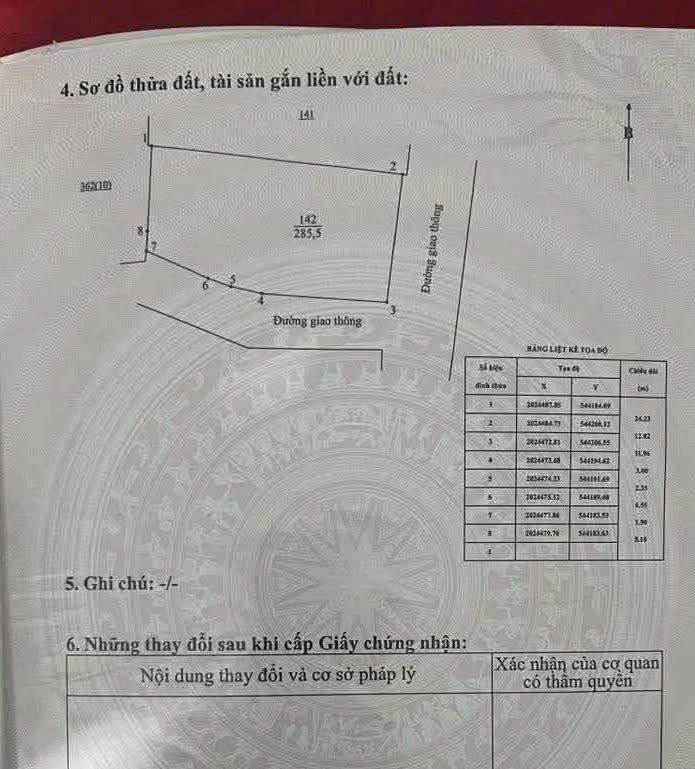Đất thổ cư 288m² tại xã Tùng Ảnh, huyện Đức Thọ chỉ 1.1 tỷ - Cần bán gấp!