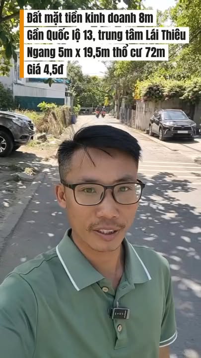 Đất kinh doanh mặt tiền tại Lái Thiêu, 97m² - Cơ hội đầu tư sinh lời!