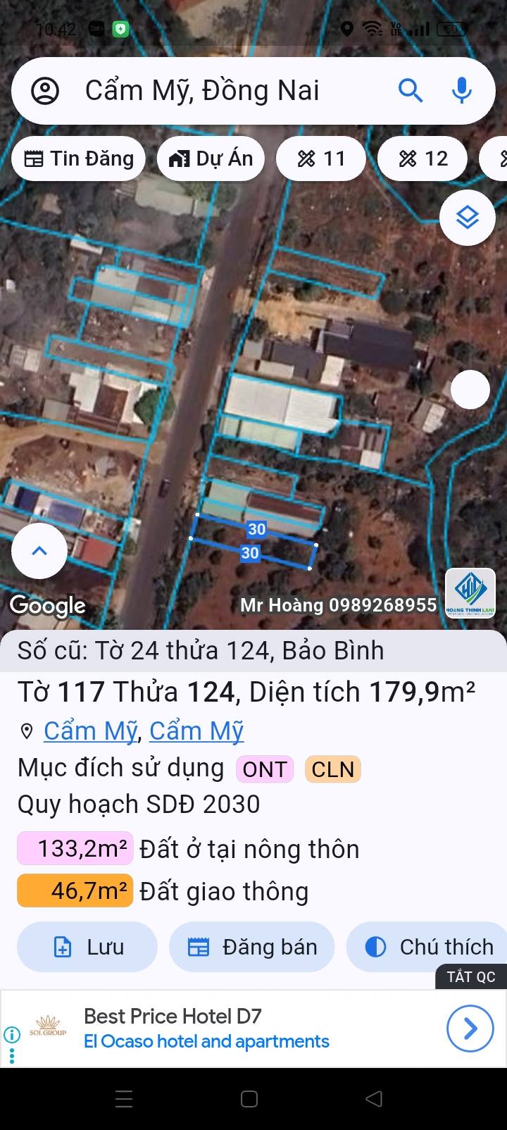 Đất nền 180m² tại đường 765b, xã Xuân Bảo, Cẩm Mỹ - Giá chỉ 1.8 tỷ!