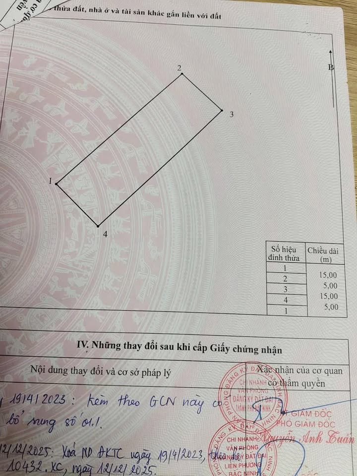 Đất nền Xuân Viên, Hòa Long, Bắc Ninh 75m² giá 3.x tỷ - Tiềm năng đầu tư vượt trội!