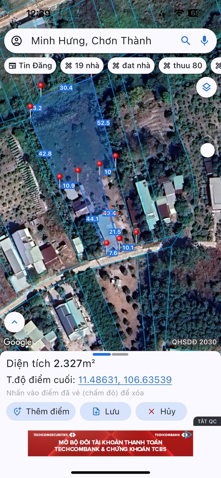 Đất nền Phường Minh Hưng, 2300m² giá 1 tỷ - Tiềm năng đầu tư lớn!