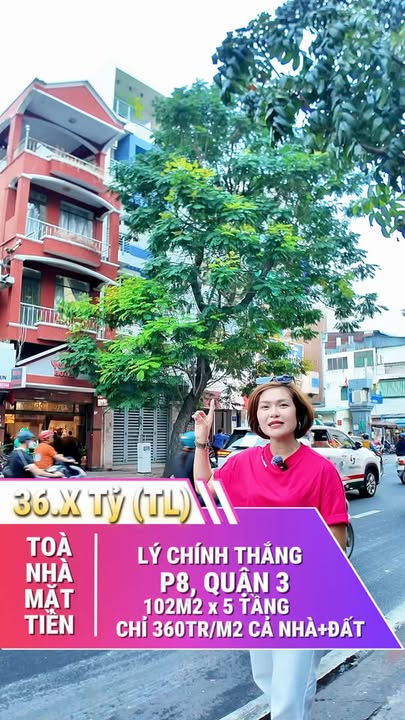 Nhà mặt tiền Lý Chính Thắng, Quận 3, 102m² giá 35.7 tỷ - Cơ hội đầu tư tuyệt vời!