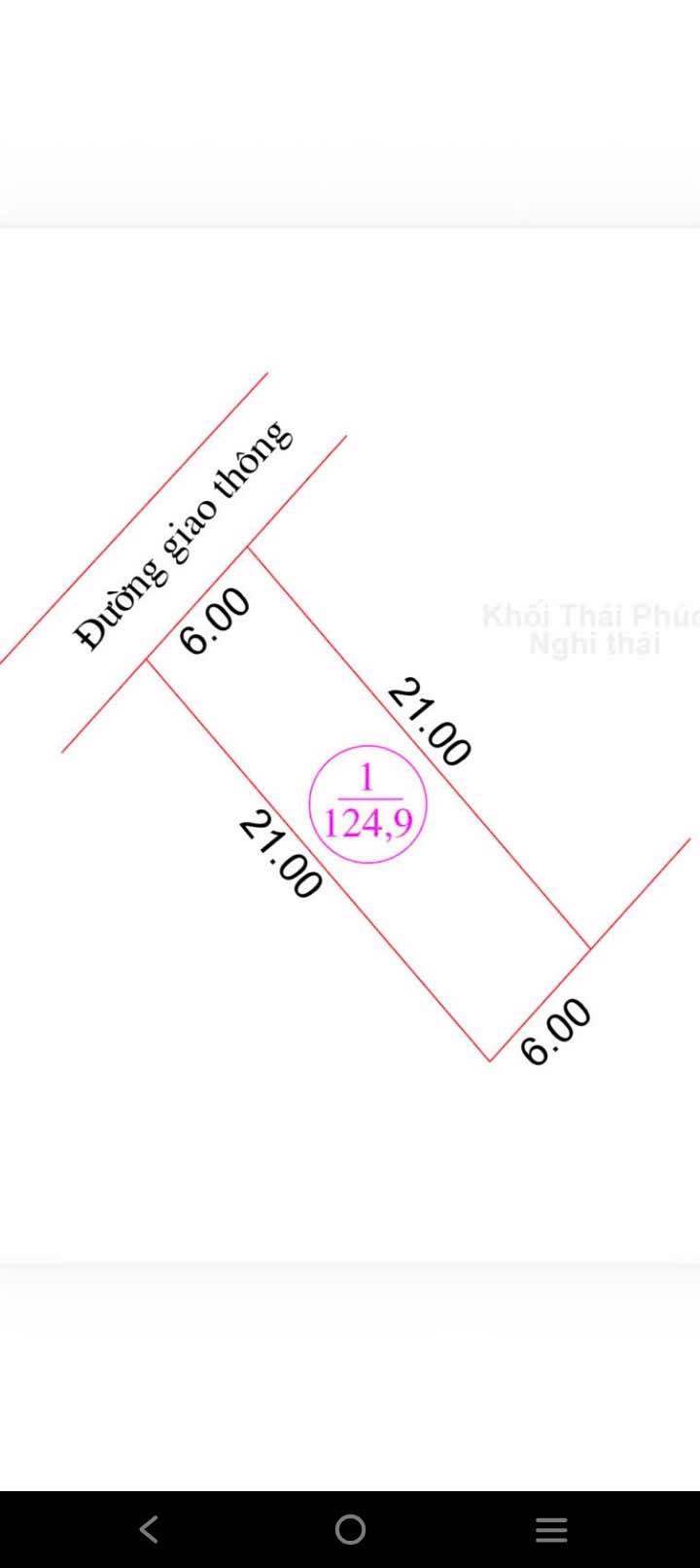 Đất nền khối Thái Phúc, phường Nghi Phong, 124.9m² giá 1.4 tỷ - Cơ hội vàng cho đầu tư!