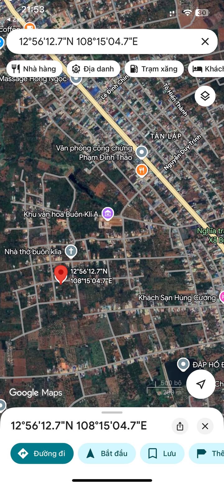 Đất nền mặt tiền đường Mai Xuân Thưởng, Buôn Hồ, 534m² giá 1.6 tỷ - Cơ hội đầu tư hấp dẫn!