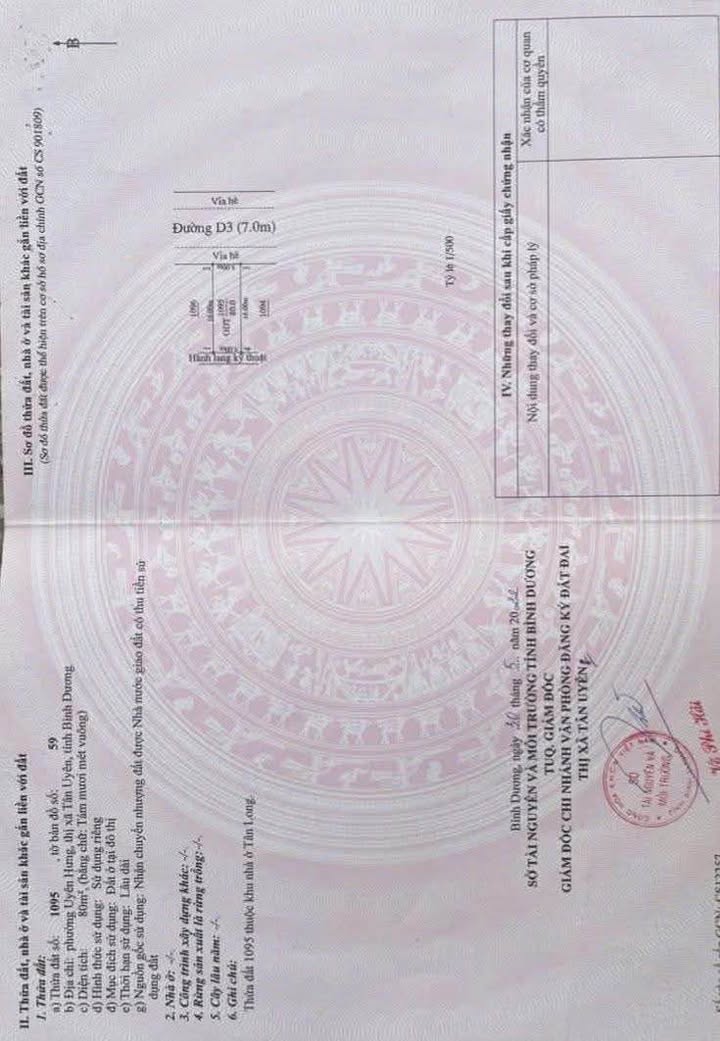 Đất nền Tân Long 1 Uyên Hưng 80m² giá 1.3 tỷ - Cơ hội đầu tư tuyệt vời!