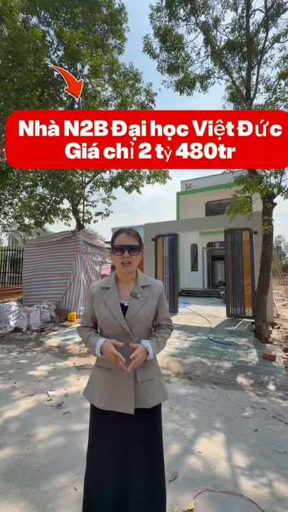 Nhà bán N2b Đại học Việt Đức, Bình Dương 150m² giá 2.48 tỷ - Thiết kế hiện đại, sẵn sàng ở ngay!