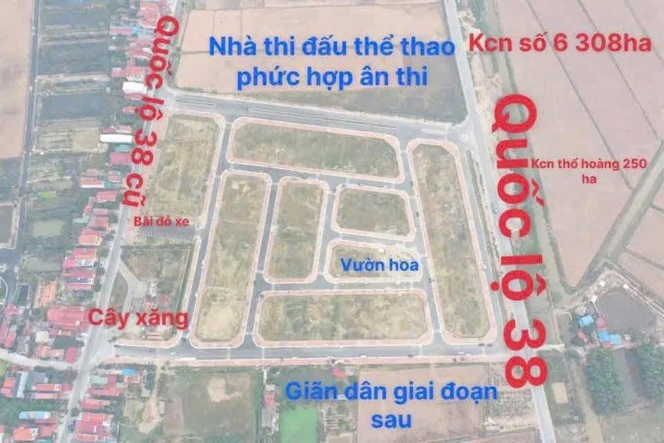 Đất nền Thị trấn Ân Thi 100m² giá 4 tỷ - Sổ hồng chính chủ