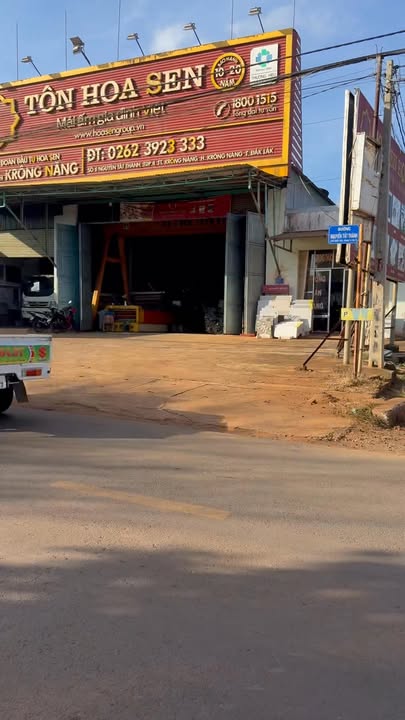 Mặt bằng cho thuê tại trung tâm thị trấn Krông Năng 627m² - Kinh doanh thuận lợi!