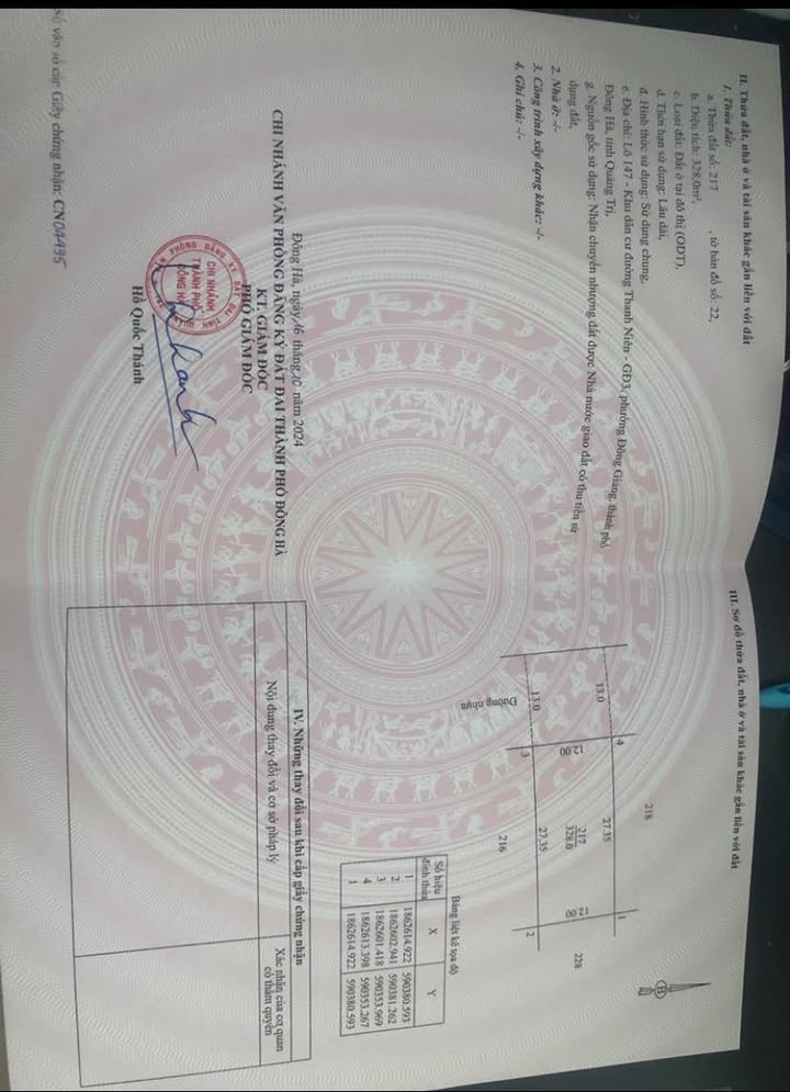 Đất nền Khu dân cư Thanh Niên Đông Hà 330m² - Cơ hội đầu tư sinh lời!