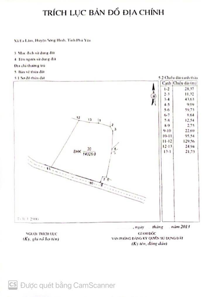 Đất nông nghiệp 1,4ha tại xã EaBar, huyện Sông Hinh - Giá chỉ 1 tỷ, thương lượng chính chủ!