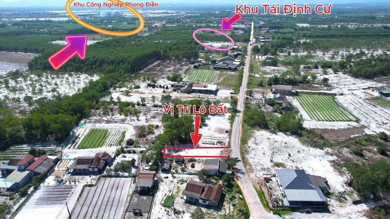 Đất nền Huyện Phong Điền 226m² giá 500 triệu - Mặt tiền tỉnh lộ đắc địa!