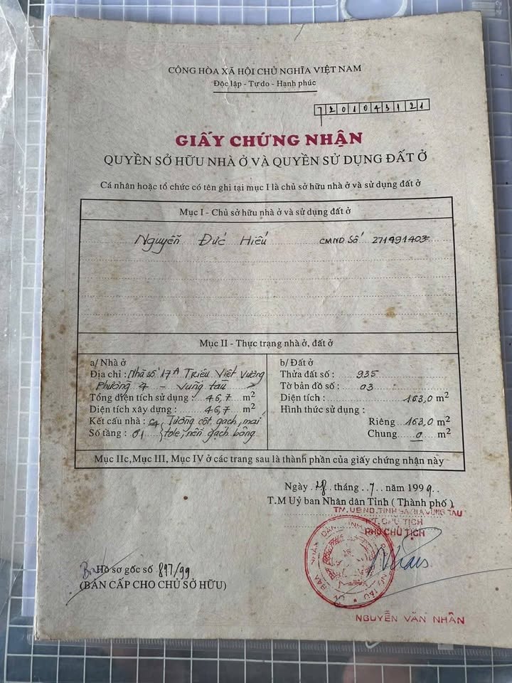 Nhà mặt tiền Triệu Việt Vương, Phường Vũng Tàu, 158m² giá 18.96 tỷ - Kinh doanh thuận lợi!