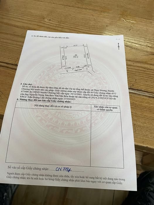 Lô đất 191m² tại phường Chương Mỹ giá tốt - Đầu tư sinh lời ngay!