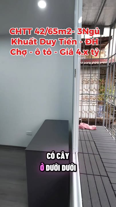 Căn hộ 3PN Khuất Duy Tiến 42m² giá 5 tỷ - Ô tô đỗ dưới chân cầu thang!