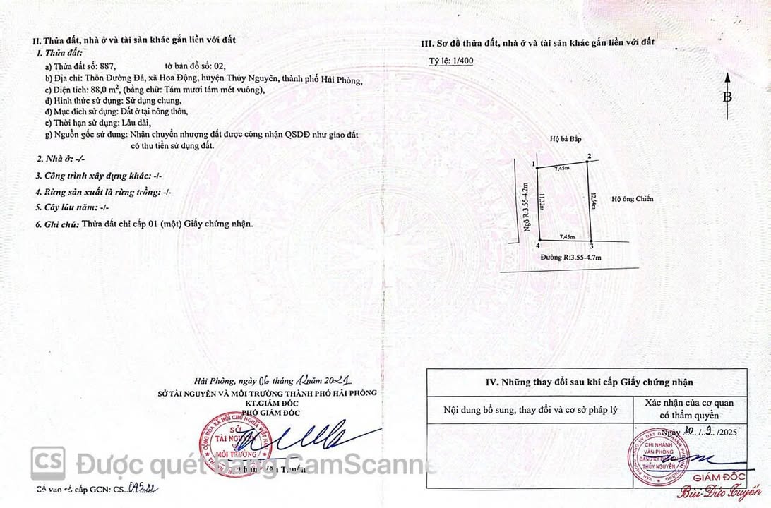 Đất nền Hoàng Huy Green 88m² giá 4 tỷ - Lô góc thuận lợi đầu tư