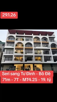 Nhà phố Tư Đình Bồ Đề 71m² giá 19 tỷ - Thiết kế 7 tầng sang trọng!