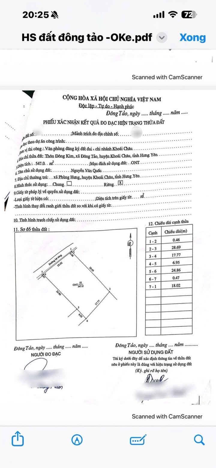 Đất thổ cư Đông Tảo 550m² giá chỉ 11 tỷ - Gần chợ đầu mối mới!