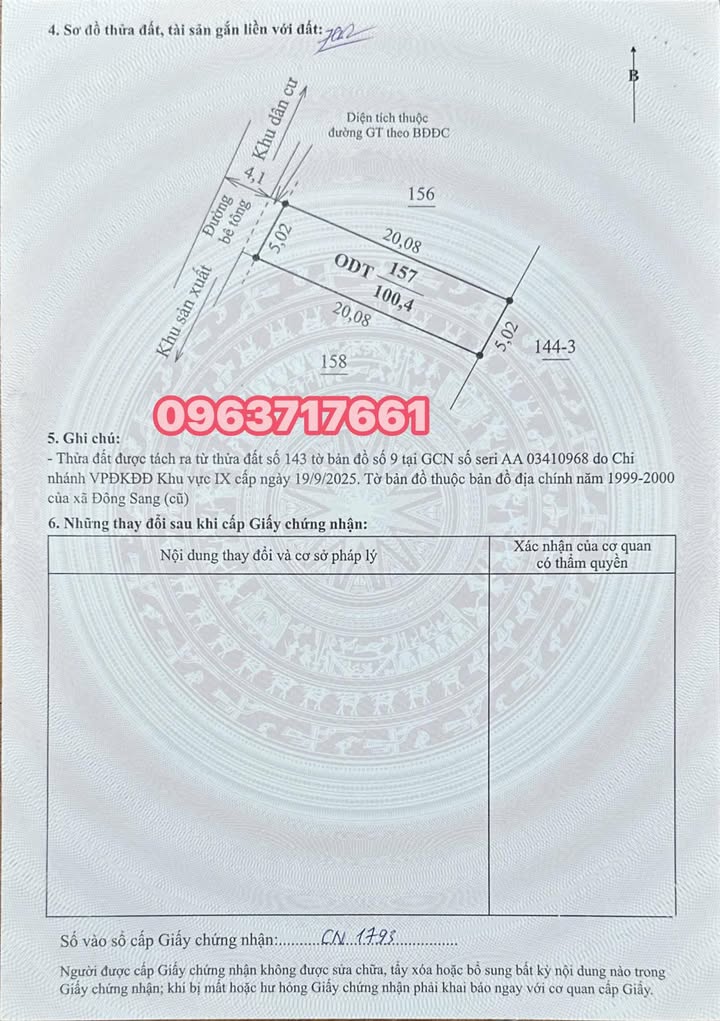 Đất nền TDP Tự Nhiên, Phường Mộc Sơn 100m² giá 1 tỷ - Cơ hội đầu tư tuyệt vời!