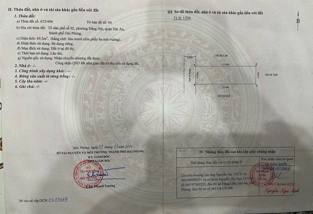 Đất nền Đằng Hải, Hải An 69,3m² giá chỉ 3.118 tỷ - Cơ hội đầu tư tuyệt vời!