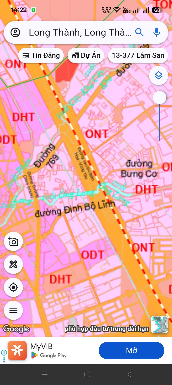 Đất mặt tiền kinh doanh Bưng Cơ, Long Thành 111m² chỉ 3 tỷ - Đầu tư sinh lời ngay!