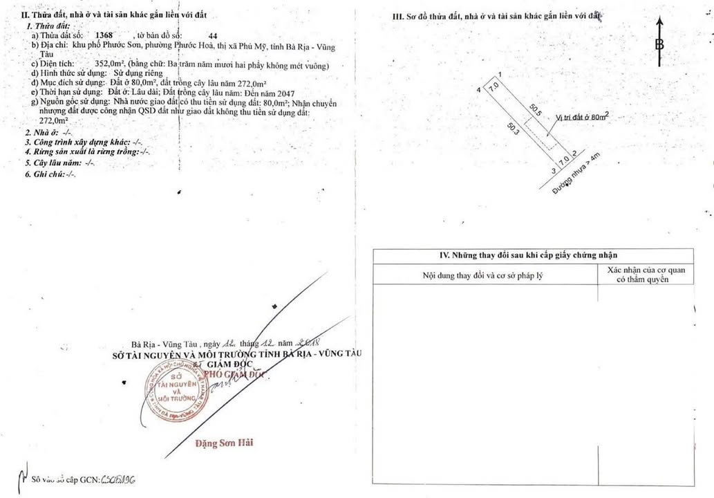 Đất nền Phước Hòa, Phú Giáo 320m² giá chỉ 6 tỷ - Cơ hội đầu tư hấp dẫn!