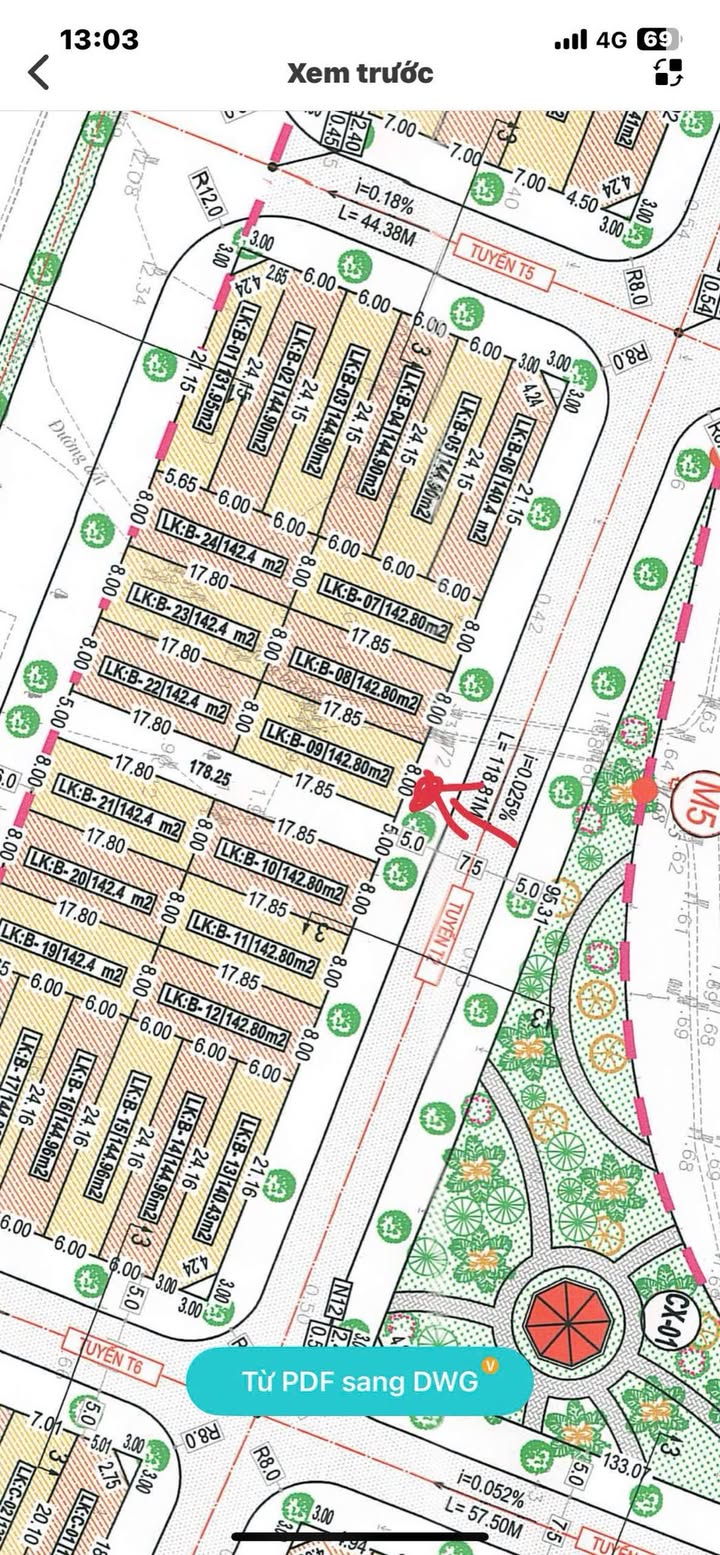 Đất nền mặt tiền Xuân Lâm 142m² giá 1.5 tỷ - Cơ hội đầu tư hấp dẫn!