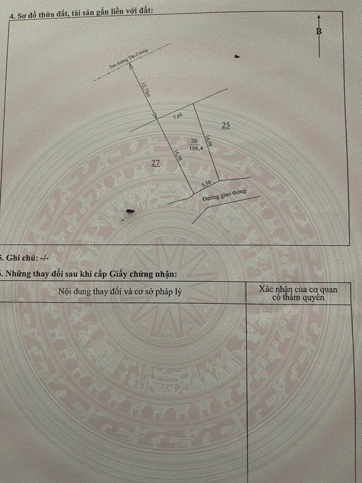Đất nền Tân Cương 106m² giá 2.55 tỷ - Đầu tư kinh doanh sinh lời!