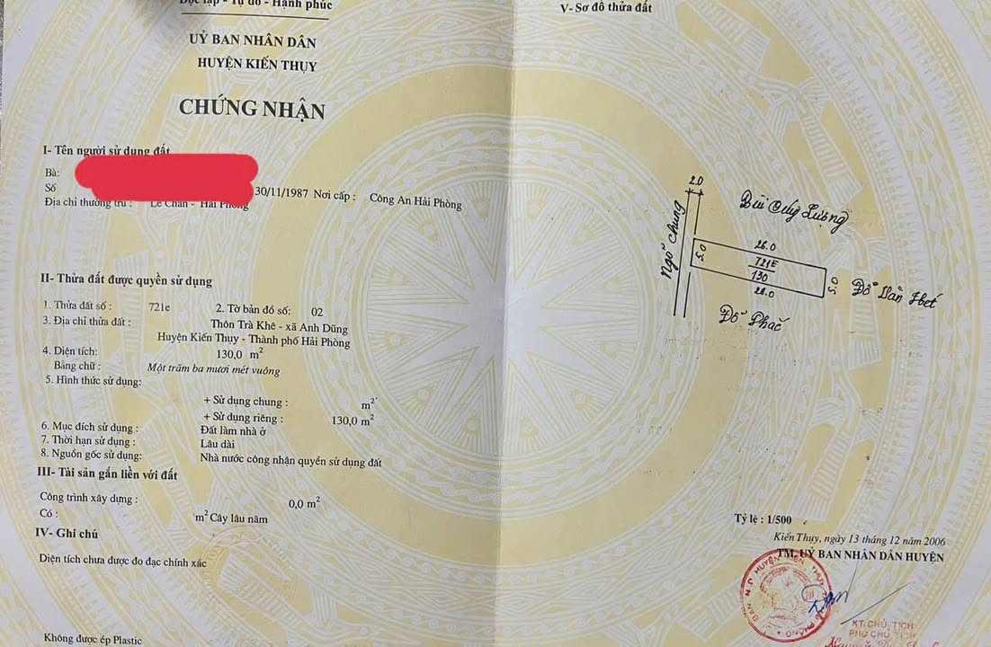 Đất nền Phường Hải Thành 130m² giá chỉ 3xx triệu - Cơ hội đầu tư tuyệt vời!