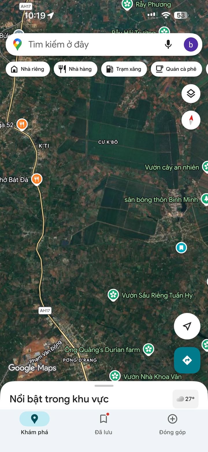 Đất nền thổ cư 560m² xã Chư Kbô, huyện Krông Búk chỉ 539 triệu - Cơ hội đầu tư tuyệt vời!