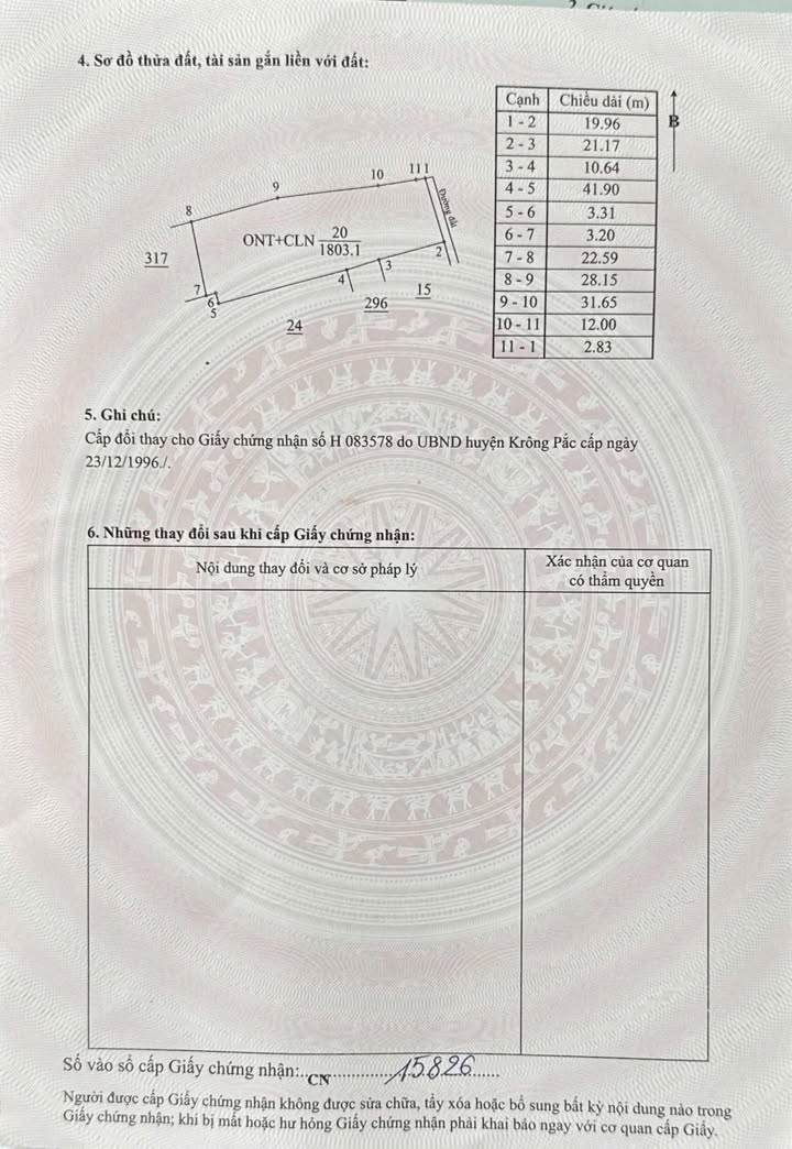 Đất nền 1791m² xã Ea Phê, huyện Krông Pắc giá 2 tỷ - Cơ hội đầu tư tuyệt vời!