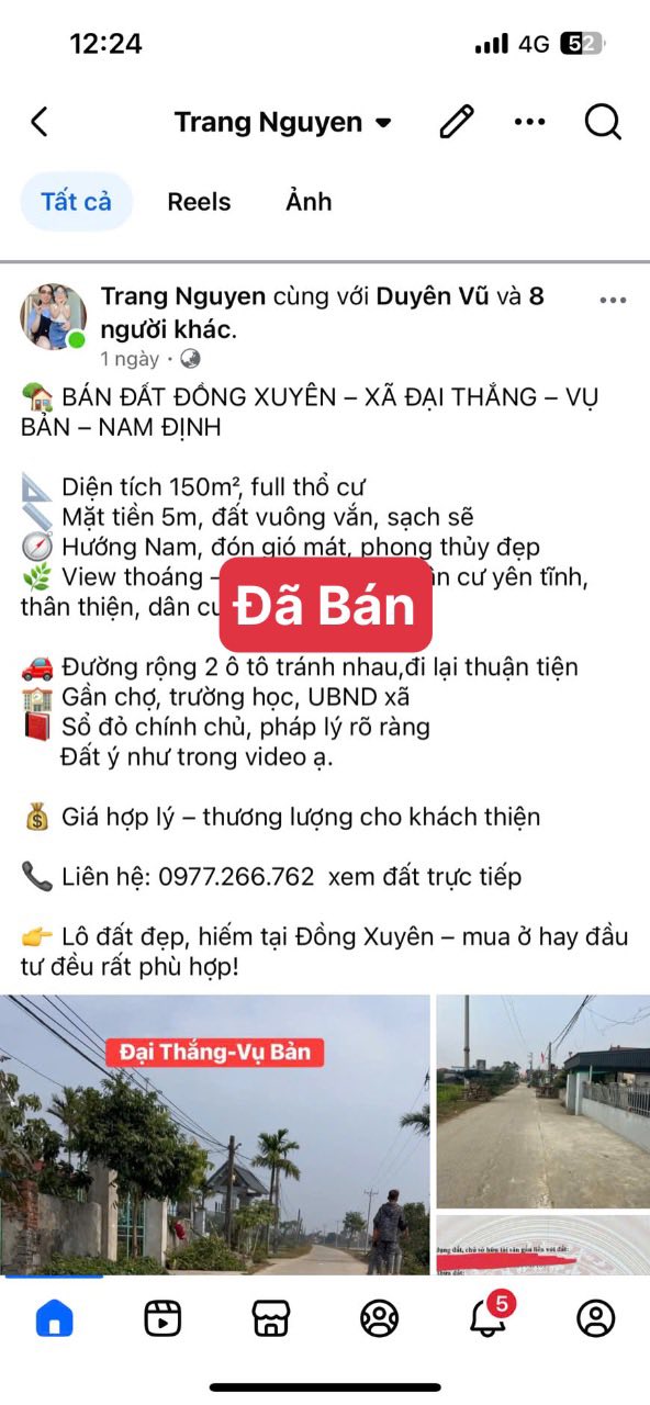 Đất nền Xã Đại Thắng, Huyện Vụ Bản 90m² giá 700 triệu - Cơ hội đầu tư hấp dẫn!