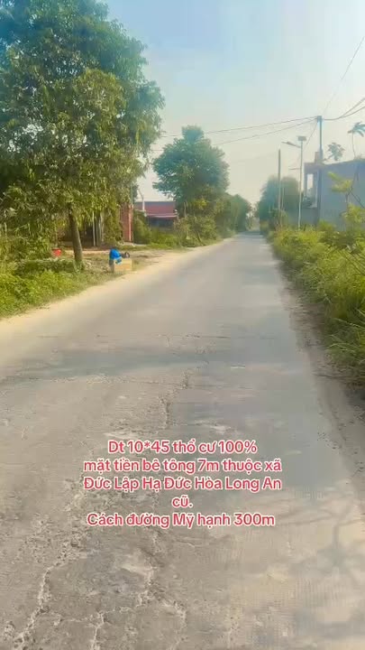 Đất nền xã Đức Lập Hạ, 450m² giá 2.75 tỷ - Pháp lý rõ ràng, đầu tư tiềm năng!