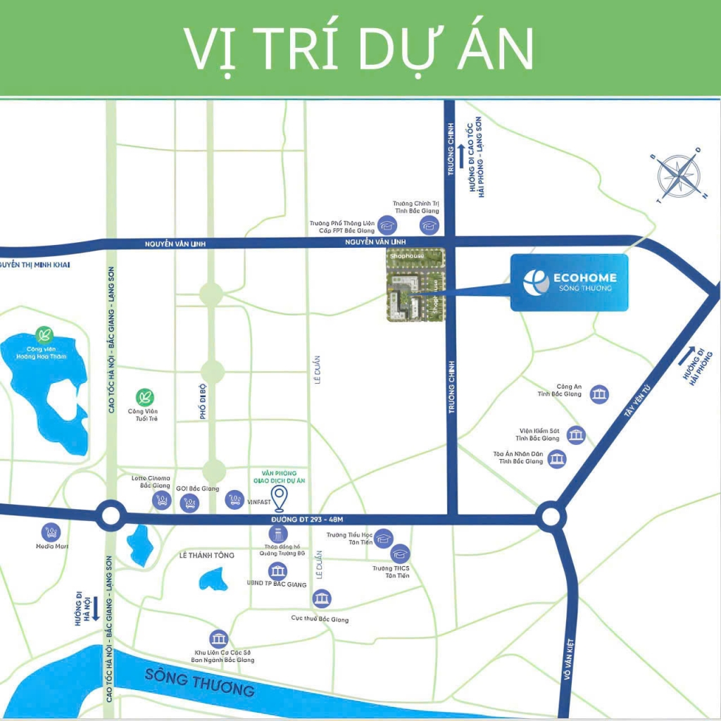 Căn hộ Eco Garden Bắc Giang 35m² - Tiện nghi, giá tốt ngay trung tâm!