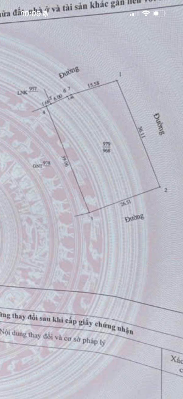 Đất nền Xóm 1 Nghi Thạch 968m² giá thỏa thuận - Đường nhựa 12m thuận tiện giao thông!