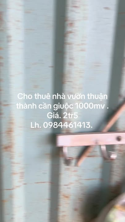 Nhà vườn cho thuê ở Xã Thuận Thành, Huyện Cần Giuộc, 1000m² - Thích hợp cho gia đình!