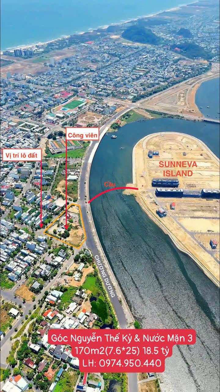 Đất nền 2 mặt tiền đường 7.5m Khu Nam Việt Á 170m² giá 18.5 tỷ - Đầu tư sinh lời!