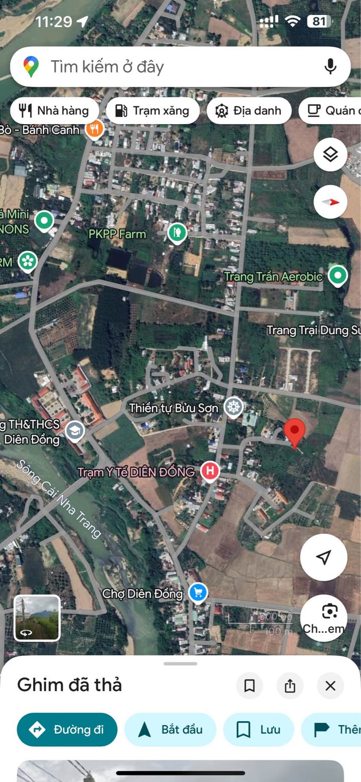 Đất thổ cư 500m² tại Thôn 1, Xã Diên Lâm - Giá chỉ từ 600 triệu!