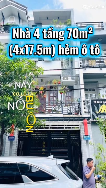 Nhà 4 Tầng Phường Linh Đông 52m² giá 7.2 tỷ - Khu dân trí cao, hẻm ô tô tránh