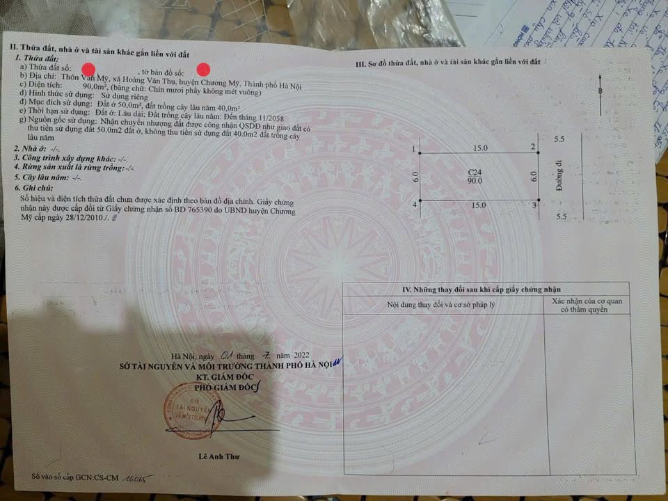 Đất nền Hoàng Văn Thụ - Chương Mỹ 90m² giá chỉ 2 tỷ - Đầu tư sinh lời ngay!